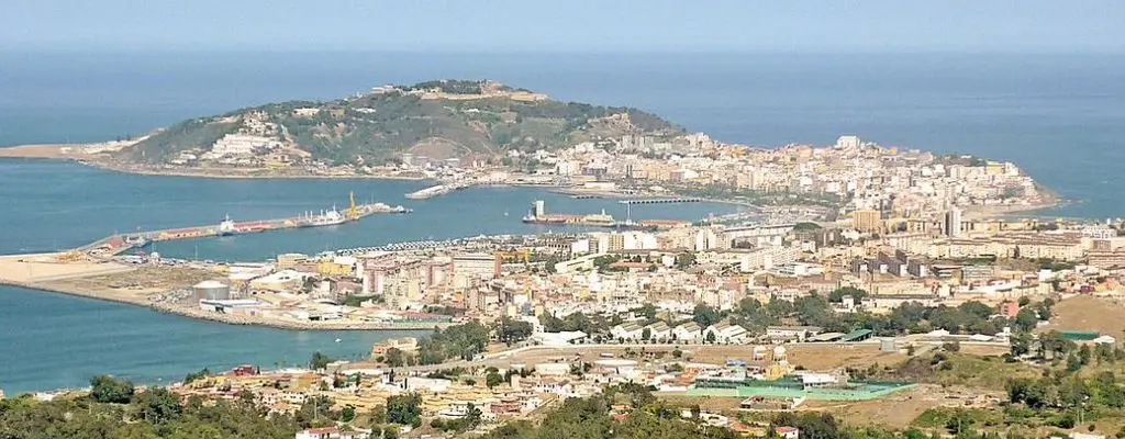 Une vue emblématique de Ceuta
