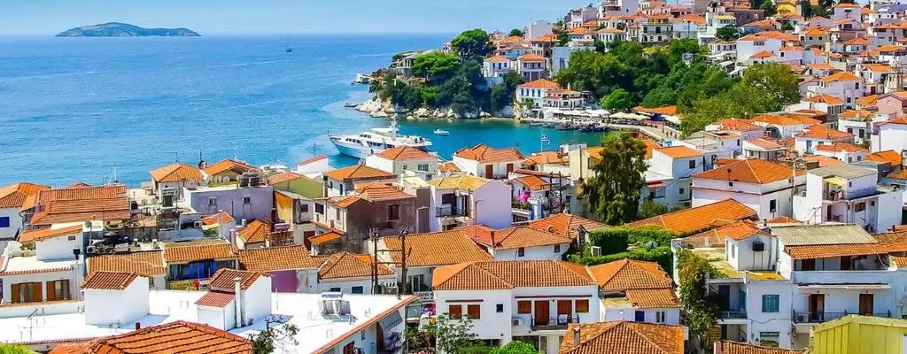 An iconic view of Skiathos