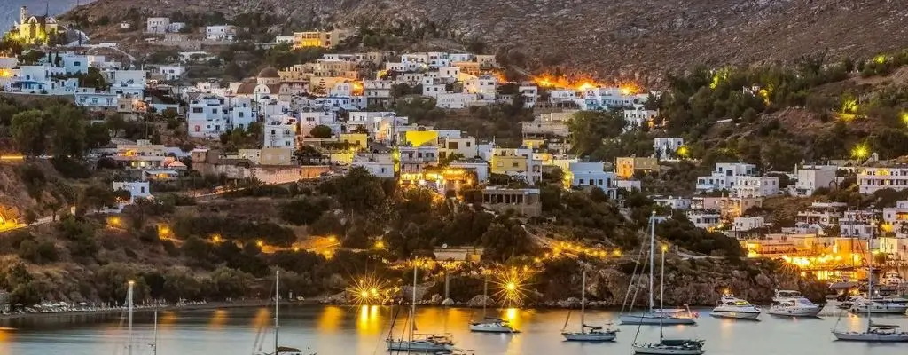 Una vista icónica de Leros