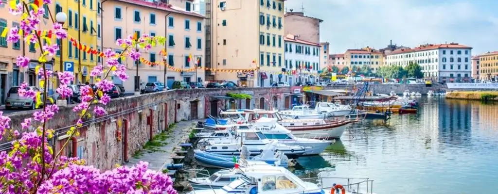 an iconic view of Livorno