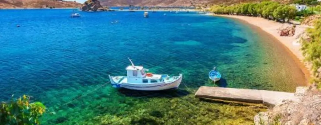 Een iconisch uitzicht op Patmos