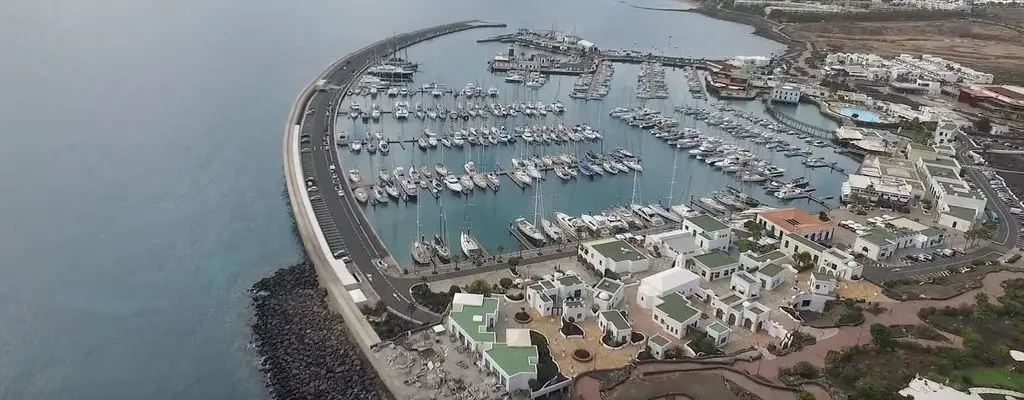 an iconic view of Playa Blanca (Lanzarote)