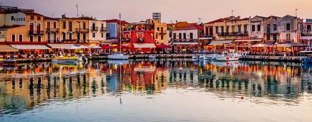 eine einmalige Aussicht von Rethymnon (Kreta)