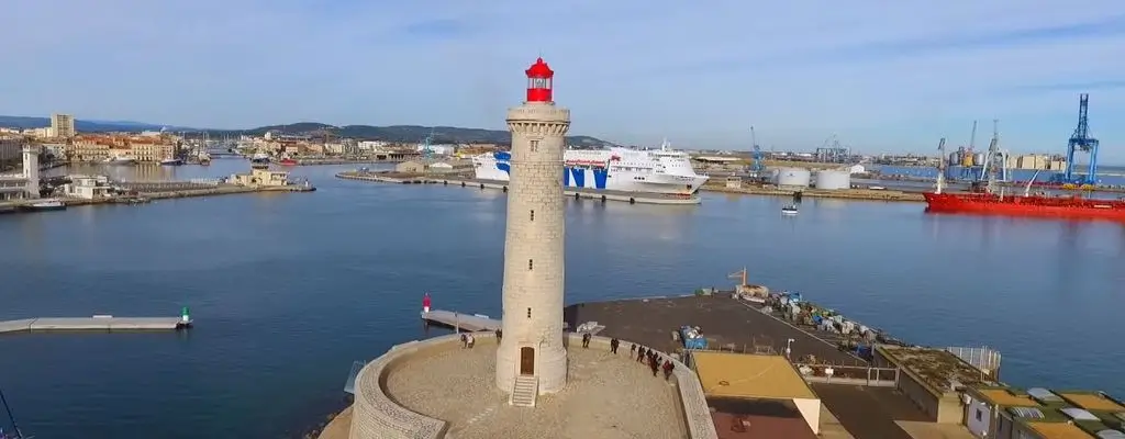 An iconic view of Sète (France)