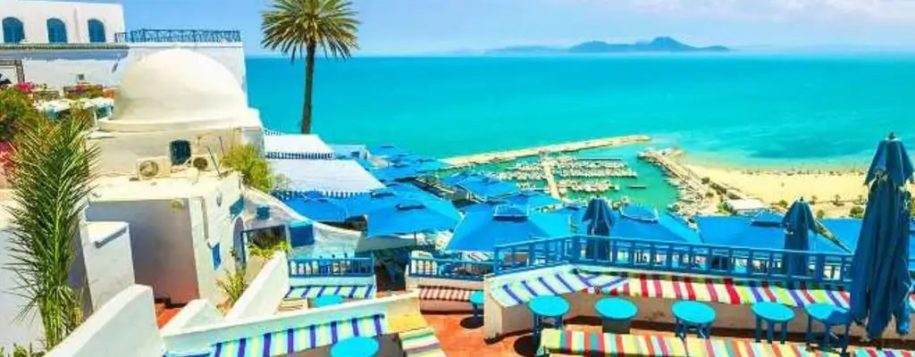 Een iconisch uitzicht op Tunis