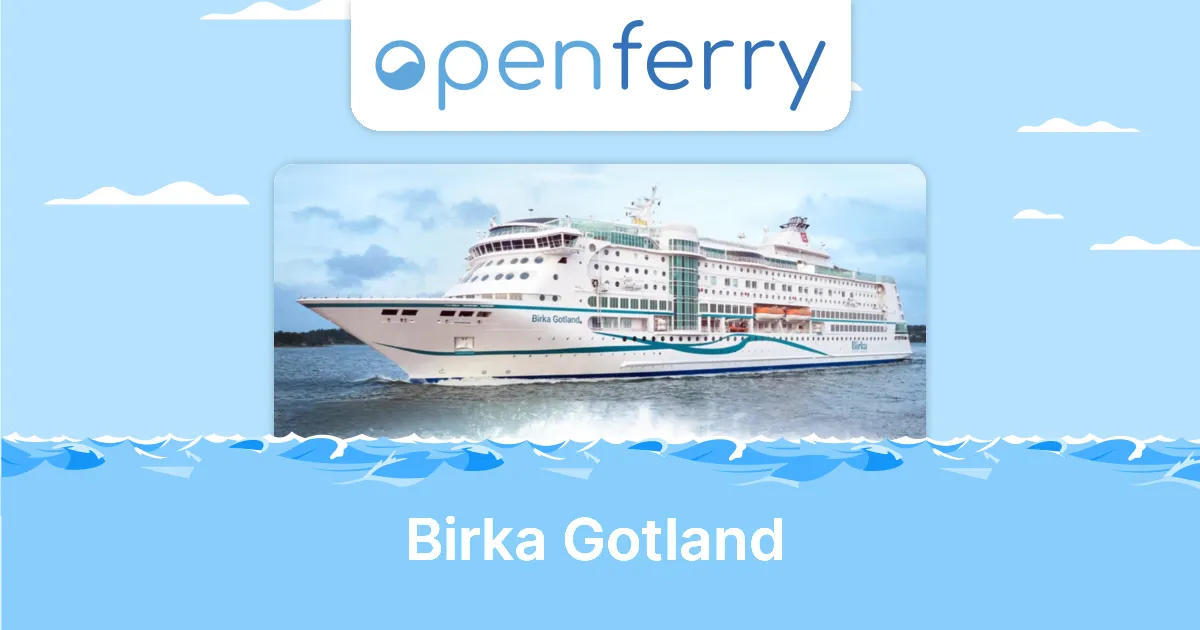 Birka Gotland: Live-Verfolgung, Informationen und Tickets | Viking Line ...