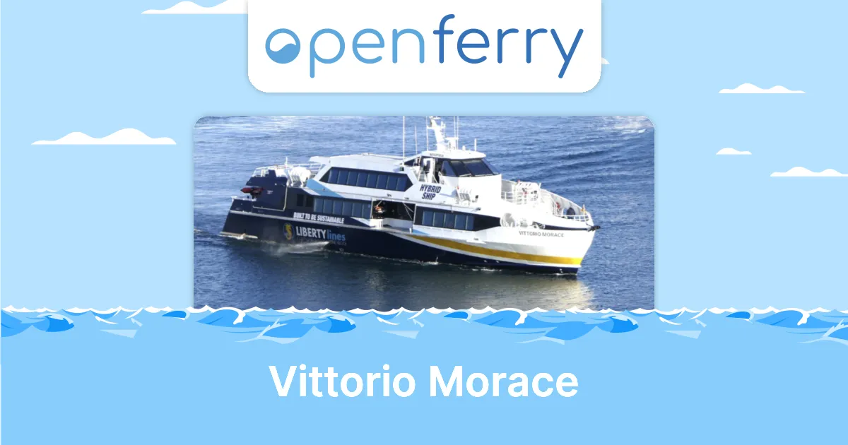 Morace Vittorio Morace Live Tracking, Information & Tickets | Liberty Lines ...